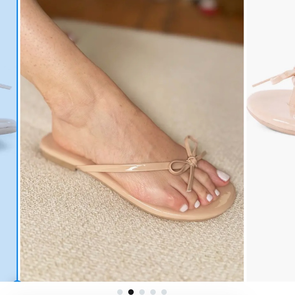 Seychelles pink patent slides sandals nib sz 7 m